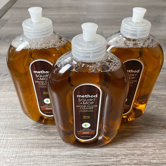 Method Other 3 Method Squirt Mop Wood Floor Cleaner 25oz Each